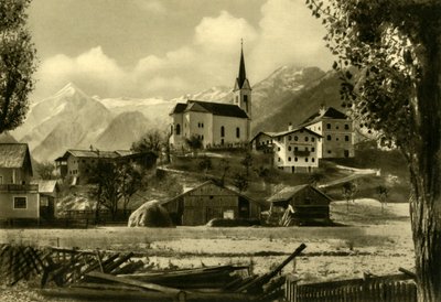 Kostel St Margarets, Kaprun, Rakousko, c1935. od Unbekannt
