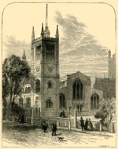 Kostel sv. Markéty, ze severozápadu, 1881. od Unbekannt
