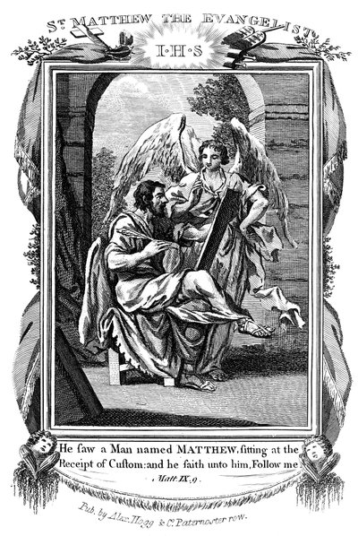 Svatý Matouš Evangelista, c1808 od Unbekannt