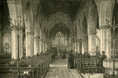 Kostel svatého Mikuláše: Loď, 1886, 1898. od Unbekannt