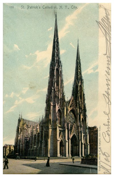 Katedrála svatého Patrika, New York City, New York, USA, 1902 od Unbekannt
