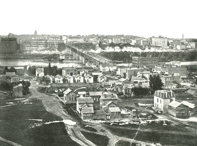 St Paul ze západu, USA, 1895. od Unbekannt