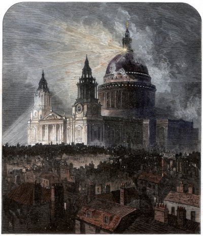 Katedrála svatého Pavla na Den díkůvzdání, 1872 od Unbekannt