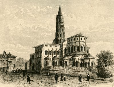 St. Sernin, Toulouse, 1890. od Unbekannt