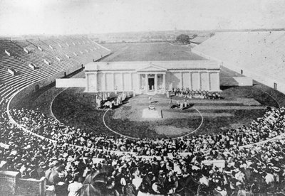 Stadion, Harvard University, Cambridge, Massachusetts, USA, počátek 20. století od Unbekannt
