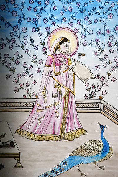 Vitráže v chrámu Iskcon, Londres, Grande-Bretagne od Unbekannt