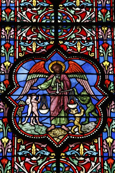 Vitráže v katedrále Notre Dame de Bayeux, Bayeux, Francie od Unbekannt