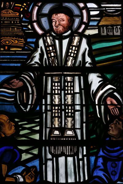 Vitráž. Saint Vincent de Paul, Paříž, Francie od Unbekannt