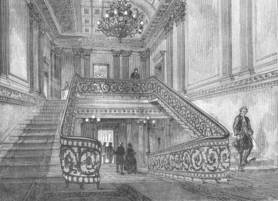 Schodiště v Northumberland House, 1897 od Unbekannt
