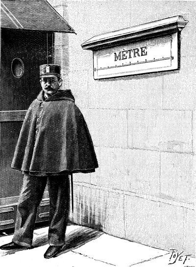 Standardní metr v Petit Luxembourg, Paříž, 1904 od Unbekannt