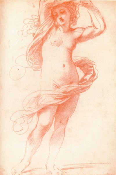 Stojící ženský akt, 17. století, 1925 od Unbekannt