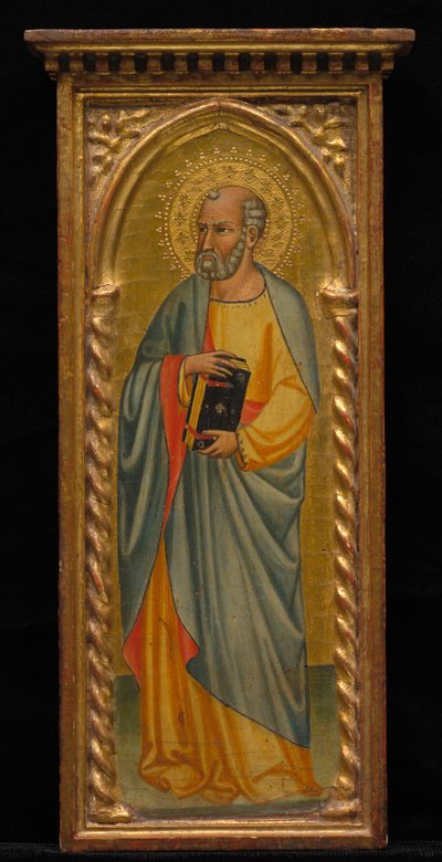 Stojící svatý a svatý v červeném plášti, konec 19. - začátek 20. století. od Unbekannt