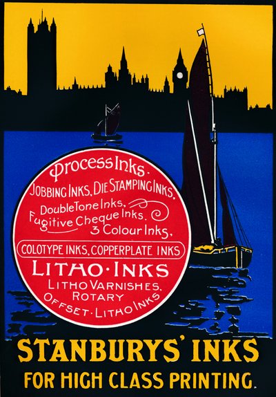 Inkousty Stansburys pro vysoce kvalitní malbu, 1910 od Unbekannt