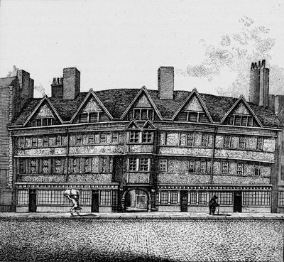 Staple Inn, High Holborn, Londýn, c1890 1904 od Unbekannt