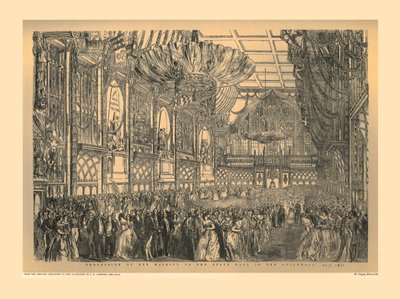 Státní ples v Guildhall, 1851, 1886 od Unbekannt