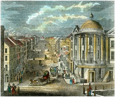 State Street, Albany, New York, USA, c1835 od Unbekannt
