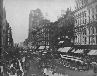 State Street, Chicago, c1897. od Unbekannt