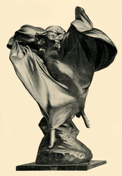 Socha Loie Fuller od Théodora Rivièra, 90. léta 19. století, 1903. od Unbekannt