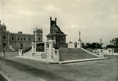 Socha královny Viktorie před Victoria Memorial Hall, 1925. od Unbekannt