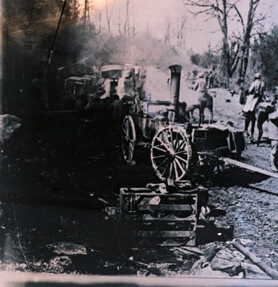 Parní lokomotiva, c1914-c1918 od Unbekannt