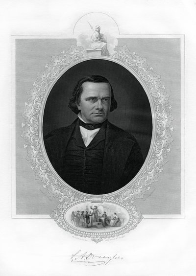 Stephen A Douglas , americký politik, 1862-1867 od Unbekannt