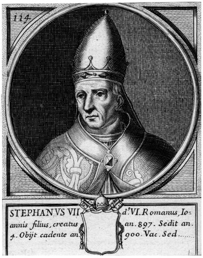 Štěpán VII., papež katolické církve od Unbekannt