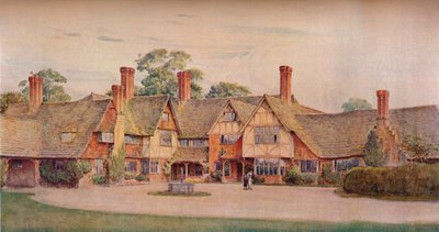 Stoke Barn, Fulmer, Bucks. Gerald Unsworth & Inigo Triggs, architekti, 1914 od Unbekannt