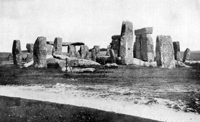 Stonehenge po restaurování, c1920 od Unbekannt