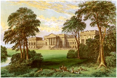 Stowe Park, Buckinghamshire, domov vévody a markýze z Buckinghamu a Chandosu, c1880 od Unbekannt