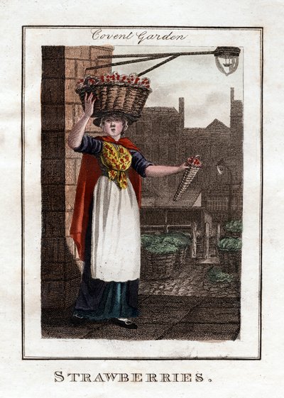 Strawberries, Covent Garden, Londýn, 1805 od Unbekannt