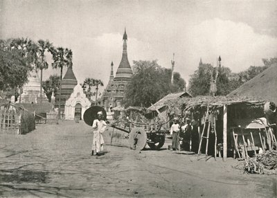 Pouliční scéna, Bhamo, 1900. od Unbekannt
