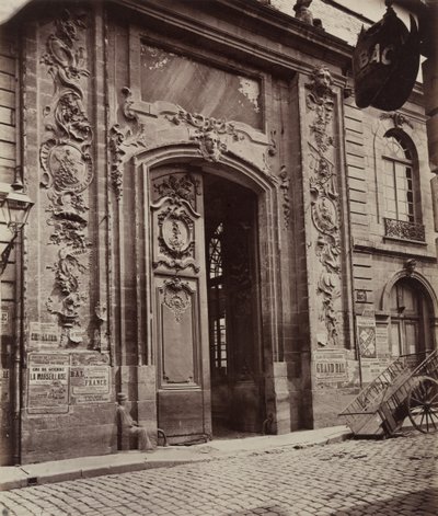 Ulice v Dijonu, před rokem 1870. od Unbekannt