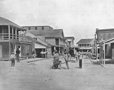 Street v Key West, Florida, USA, c1900. od Unbekannt