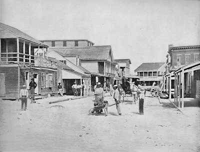 Street v Key West, Florida, c1897. od Unbekannt