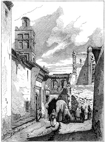 Pohled na ulici v Tlemcen, Alžírsko, c1890 od Unbekannt