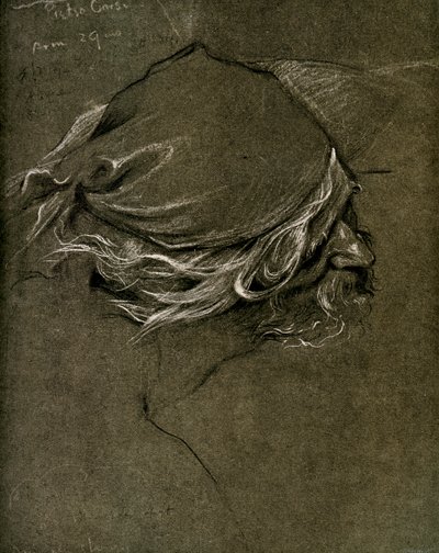 Studie pro The Sea Maiden, Herbert J Draper, 1899 od Unbekannt