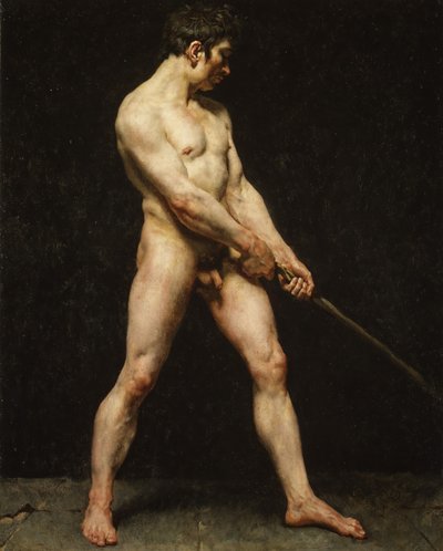 Studie nahého muže, ca. 1810-20. od Unbekannt