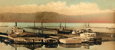 Suez - The Docks, c1918-c1939. od Unbekannt