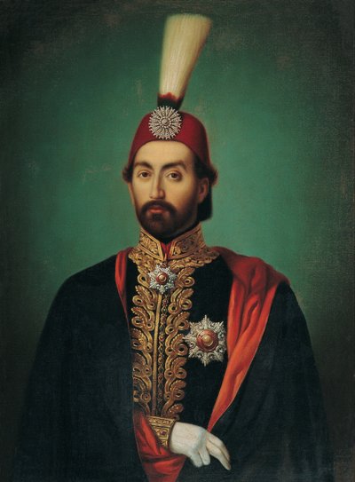 Sultan Abdülmecid IN, polovina 19. století. od Unbekannt
