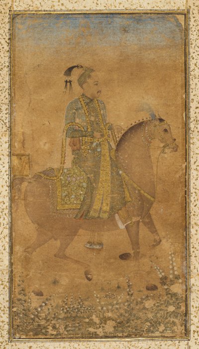 Sultan Abdullah Qutb Shah 1614-74 na koni, c. 1635. od Unbekannt