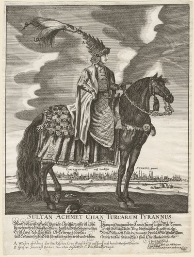 Sultan Ahmed III 1673-1736, 1710 od Unbekannt