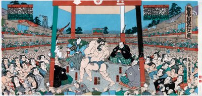 Sumo wrestling, Japonsko od Unbekannt