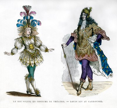 Divadelní kostým Král slunce a francouzský král Ludvík XIV., 1882-1884 od Unbekannt