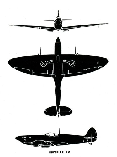 Supermarine Spitfire Mk IX, 1941 od Unbekannt