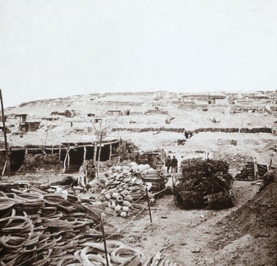 Sklad zásob, Massiges, severní Francie, c1914-c1918. od Unbekannt