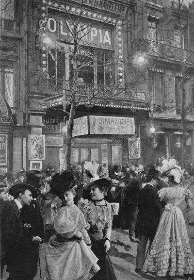 Na Boulevardu - Exiting Olympia, 1900 od Unbekannt
