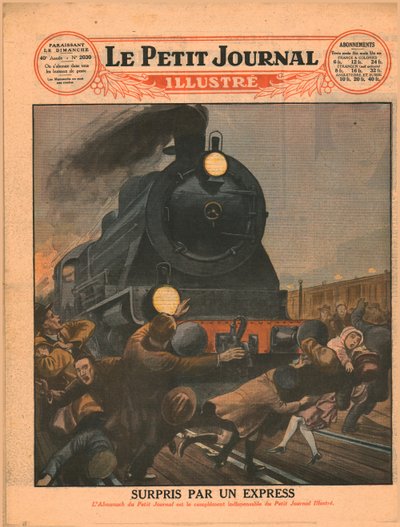 Překvapen expresem, 1929. od Unbekannt