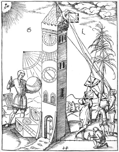 Měření času a měření času, 1551 od Unbekannt