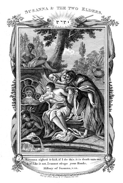 Susanna a dva starší, c1804 od Unbekannt