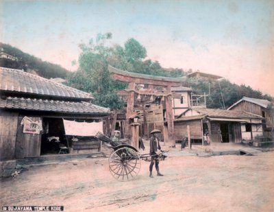 Chrám Suwayama, Kobe, Japonsko od Unbekannt